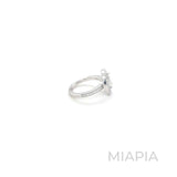 Halo Oval Moissanite Ring