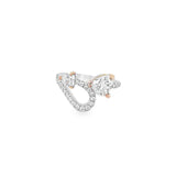 1.25 Carat Dual Heart Moissanite Ring