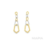 Geo-Link Chain Earrings