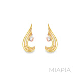 Golden Flame Studs