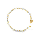 Radiant Mixed-Cut Moissanite Bracelet