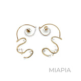 Serpentine Glow Ear Cuffs