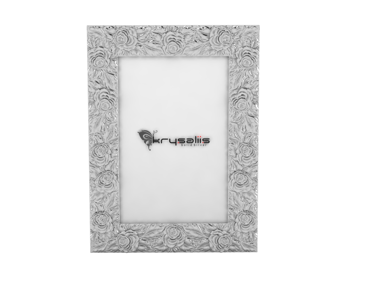 Pure Silver Rosa Photo Frame By Krysaliis 6X4 Frames