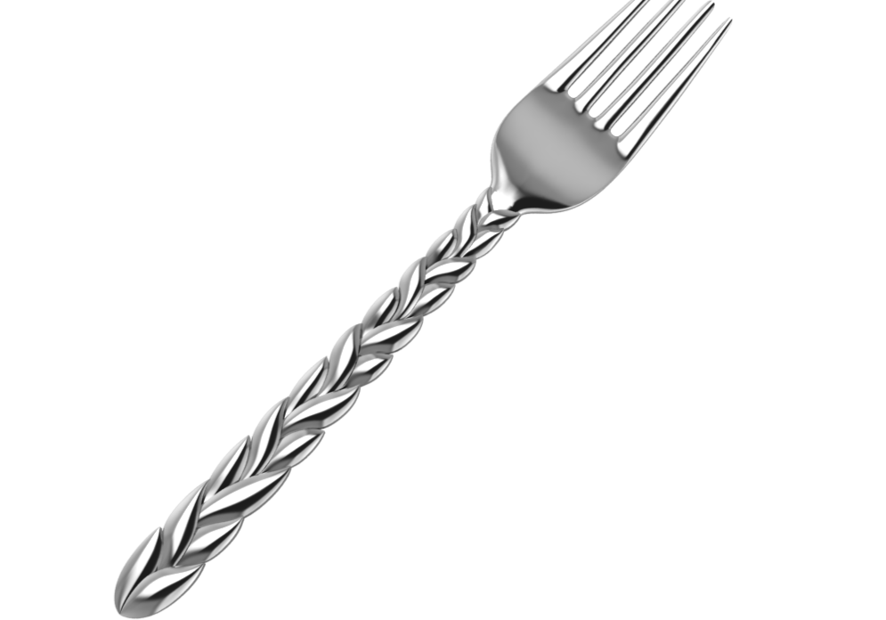 Sterling Silver Dinner Forks - The Interlace Collection