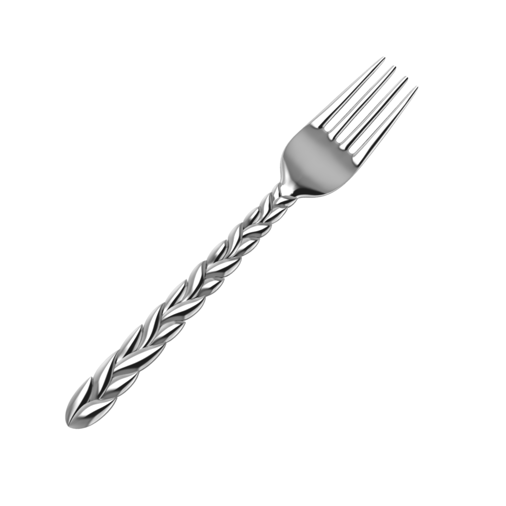 Sterling Silver Dinner Forks - The Interlace Collection