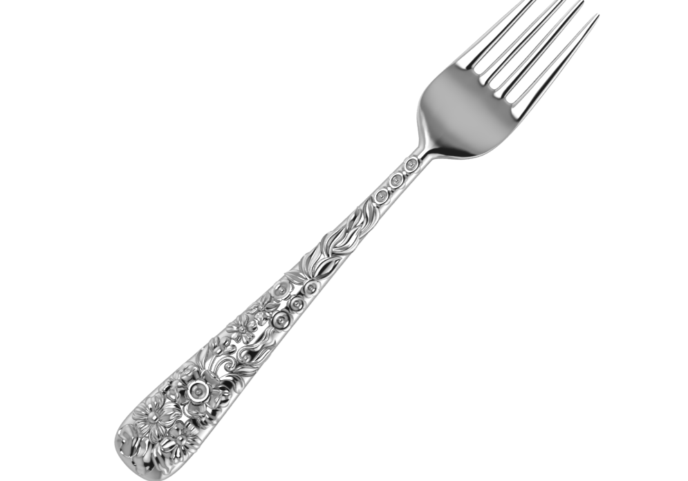 Sterling Silver Dinner Forks - The Rosa Collection