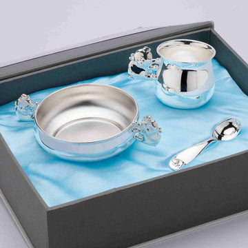 Piggy Porringer, Cup and Spoon-Engraveable