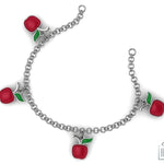 Apple Charms Sterling Silver Baby Bracelet