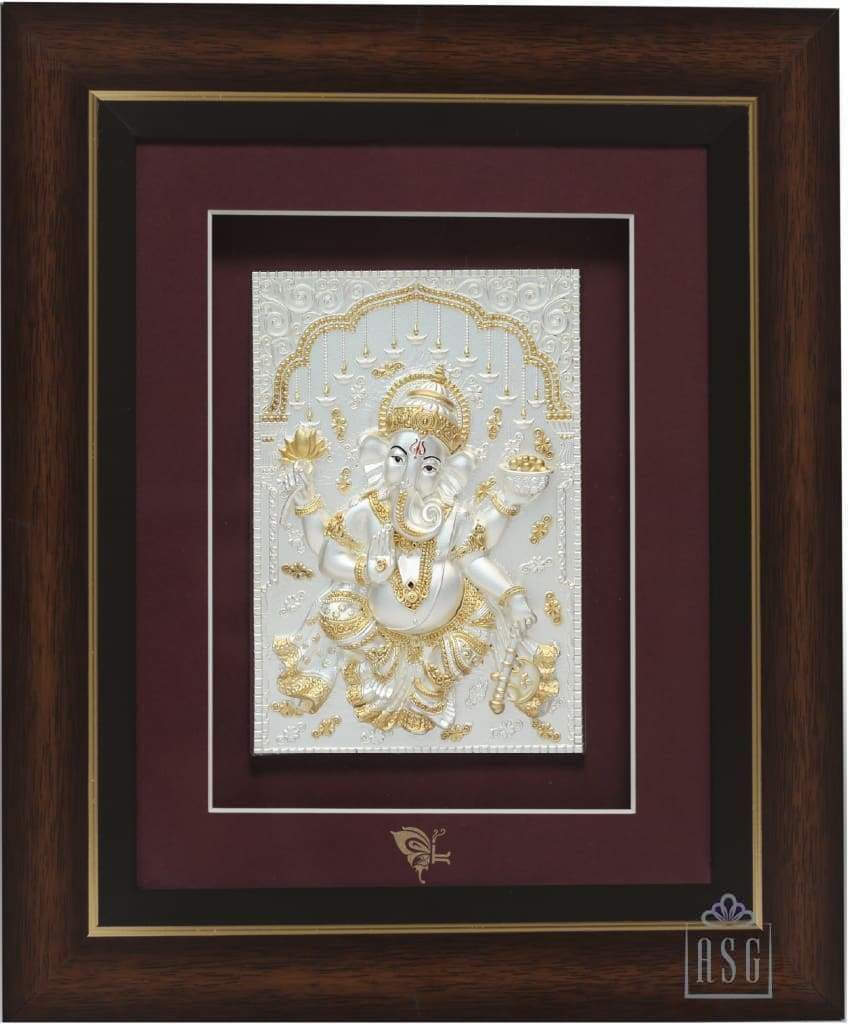 Shell God Frame 999 Pure Silver God Photo Frames by Krysaliis Isvara...