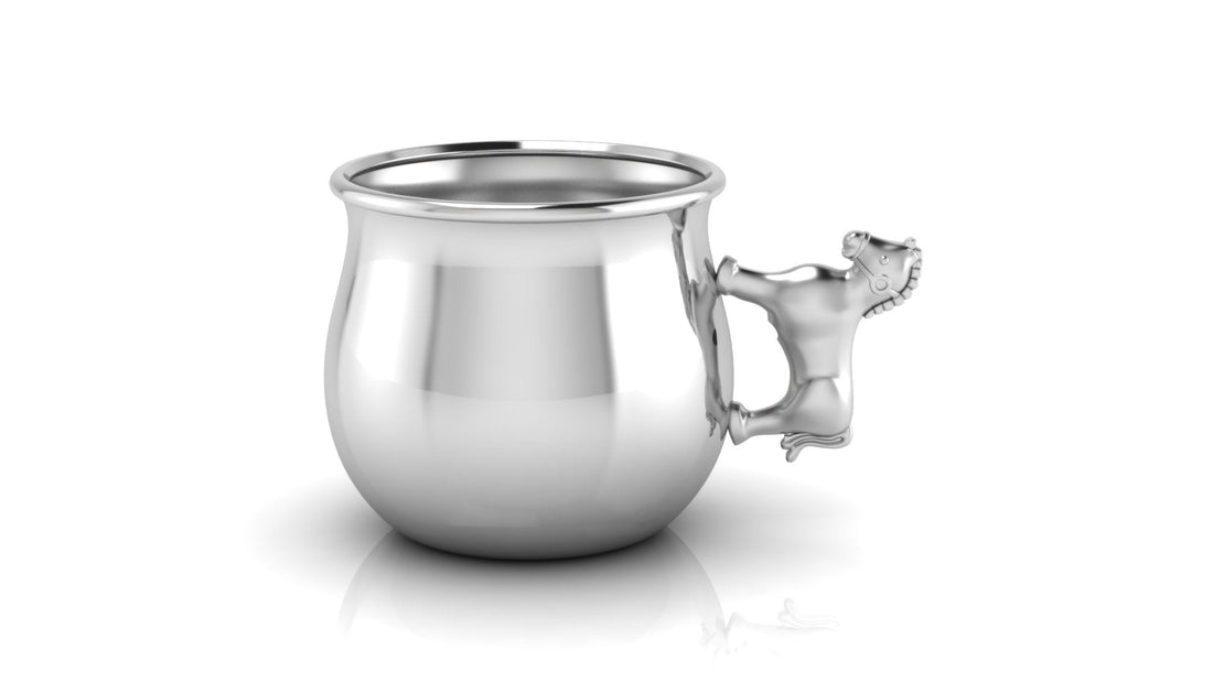 Horse Rattle, Porringer, Cup & Spoon -Engraveable
