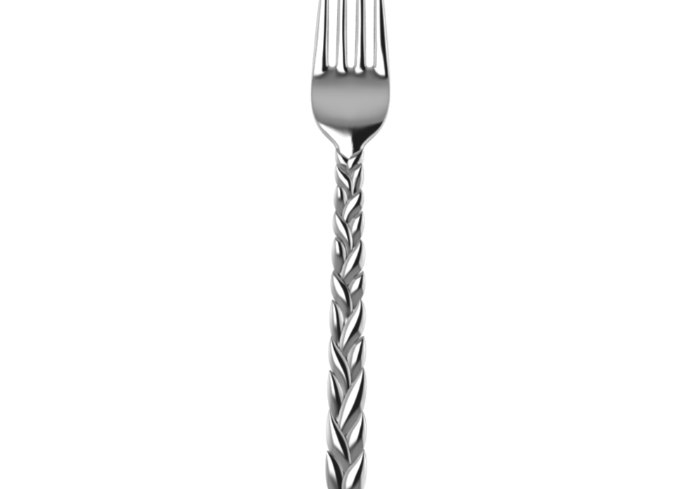 Sterling Silver Dinner Forks - The Interlace Collection