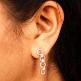 Luxe Link Cascade Hoops