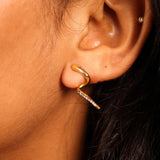 Glimmer Arc Earrings