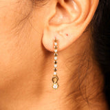 Honeycomb Drop Earrings