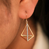 Pyramid Gleam Earrings