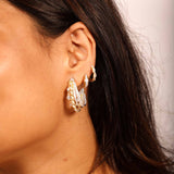 Cascading Sparkle Hoops