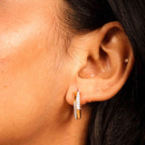 Linear Luxe Hoops
