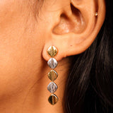 Dual Harmony Drop Earrings