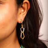 Geo-Link Chain Earrings