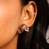 Rippled Grace Studs