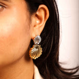 Gilded Shell Earrings