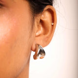 Sculpted Wave Studs