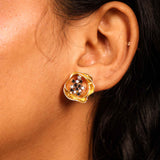 Midnight Bloom Studs