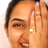 Orbital Pearl Ring