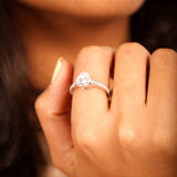 Lovestruck Heart Moissanite Ring