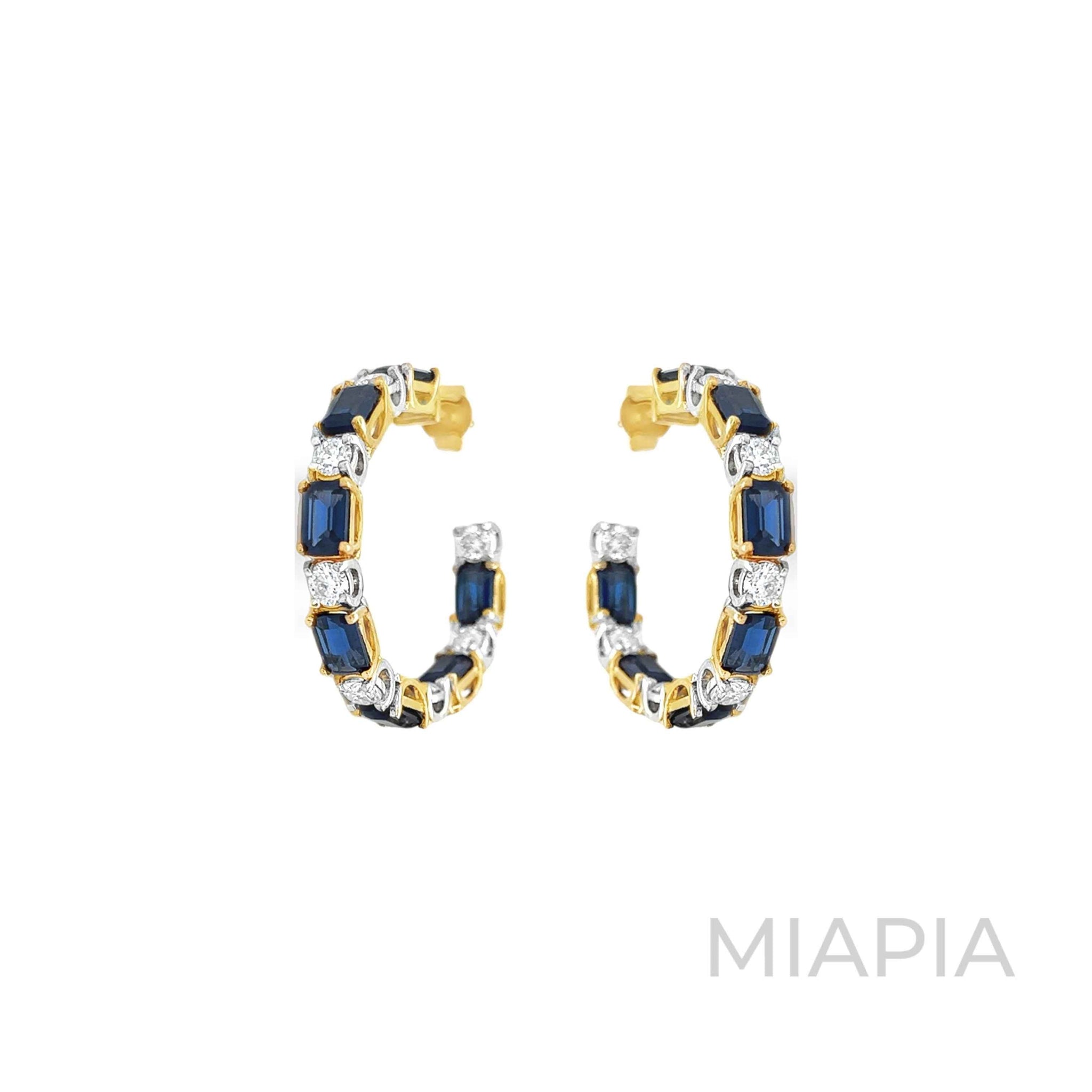 Saphire Enchant Hoops