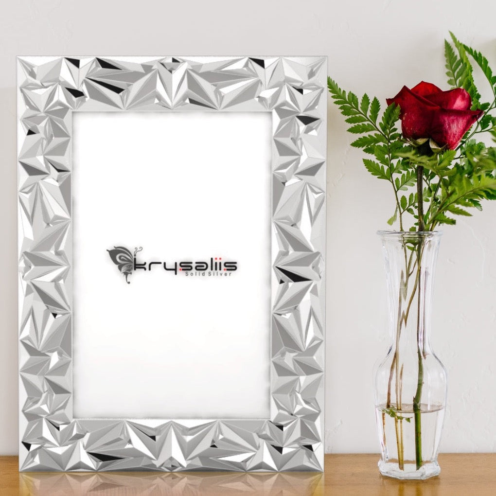 Pure Silver Dart Photo Frame By Krysaliis Frames