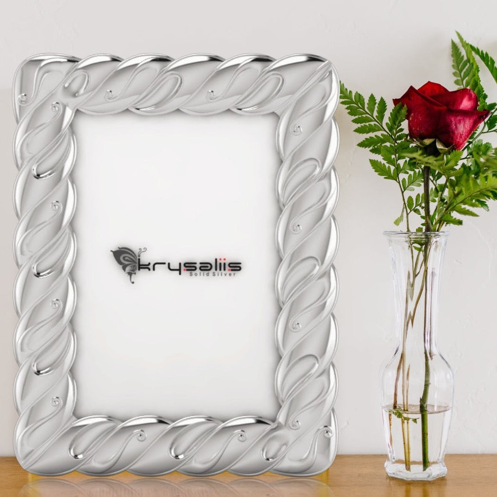 Pure Silver Mango Photo Frame By Krysaliis Frames