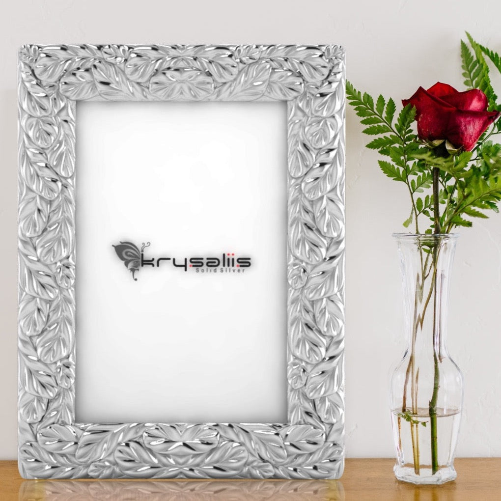 Pure Silver Quill Photo Frame By Krysaliis Frames