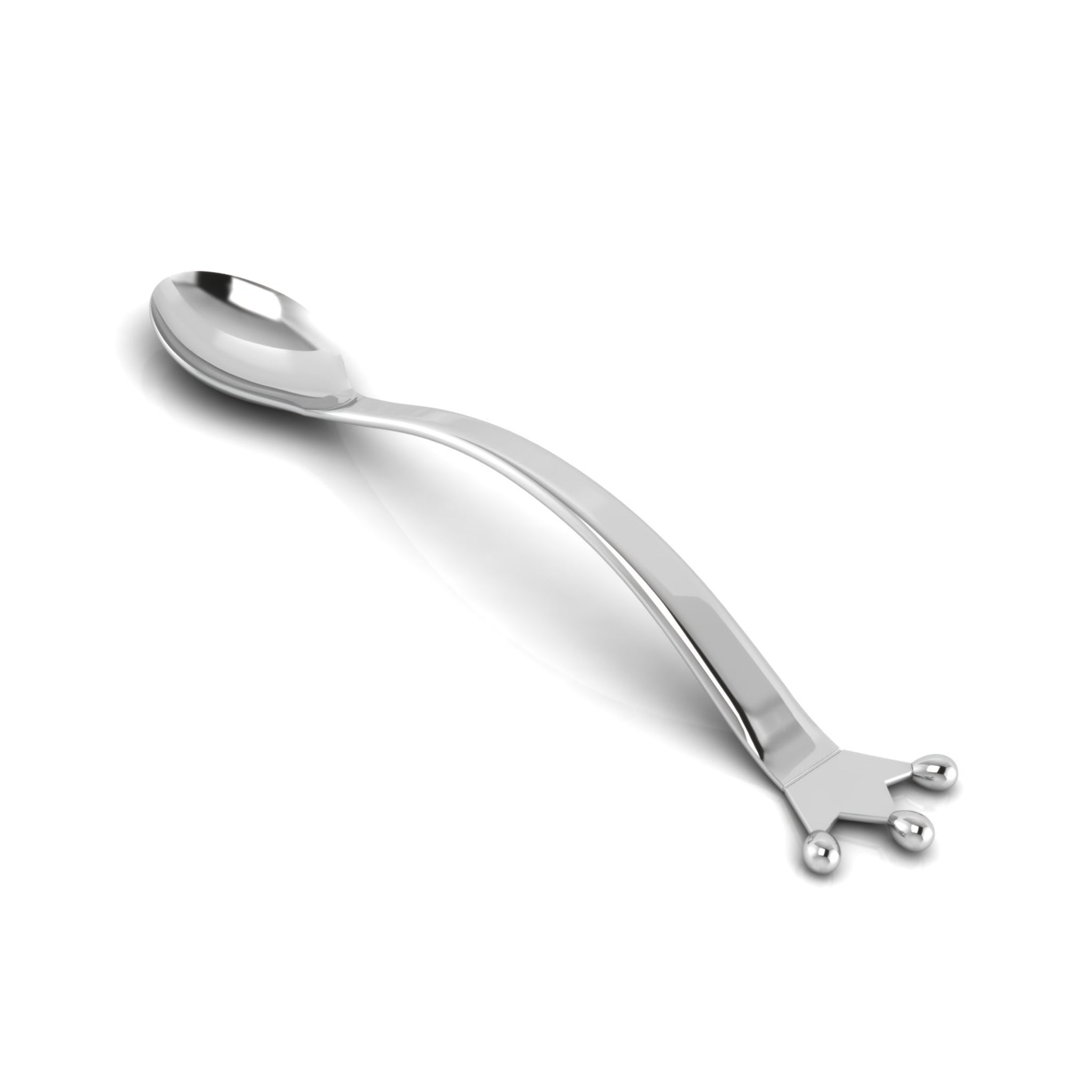 Majestic Curved Feeding Spoon-Engraveable