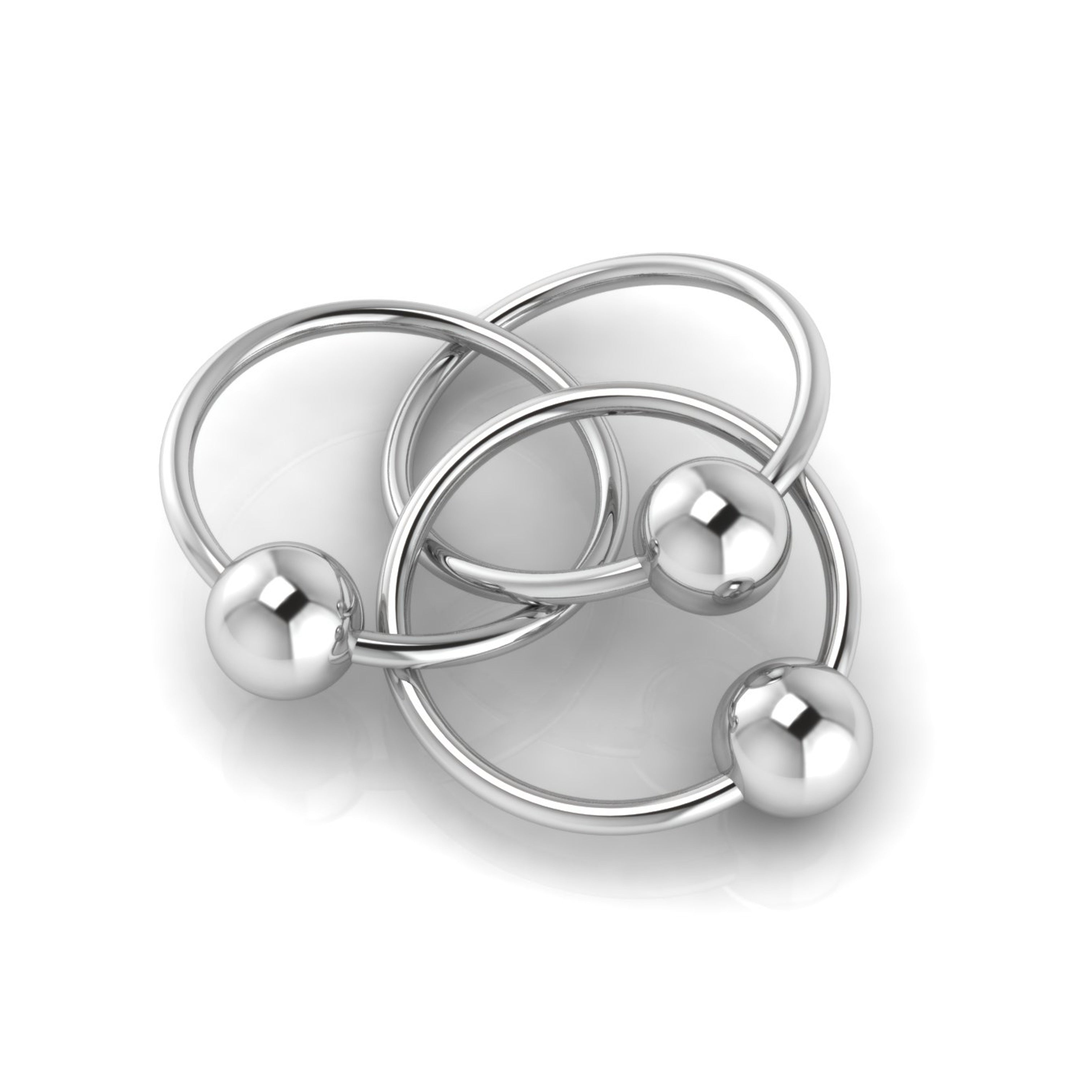 Three Ball Ring/Teether Raattle