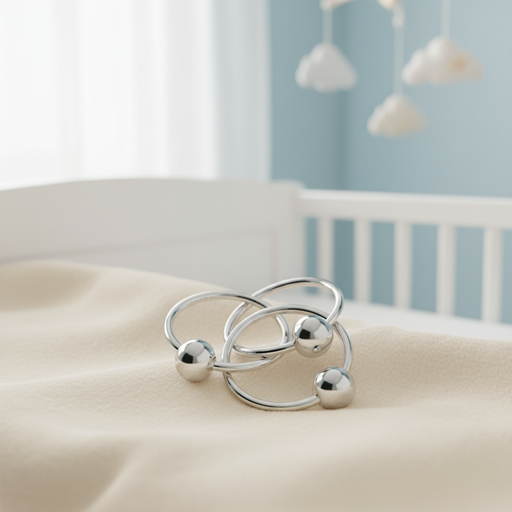 Three Ball Ring/Teether Raattle