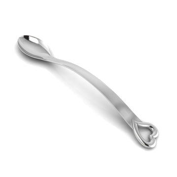 Heart Curved Feeding Spoon-Engraveable