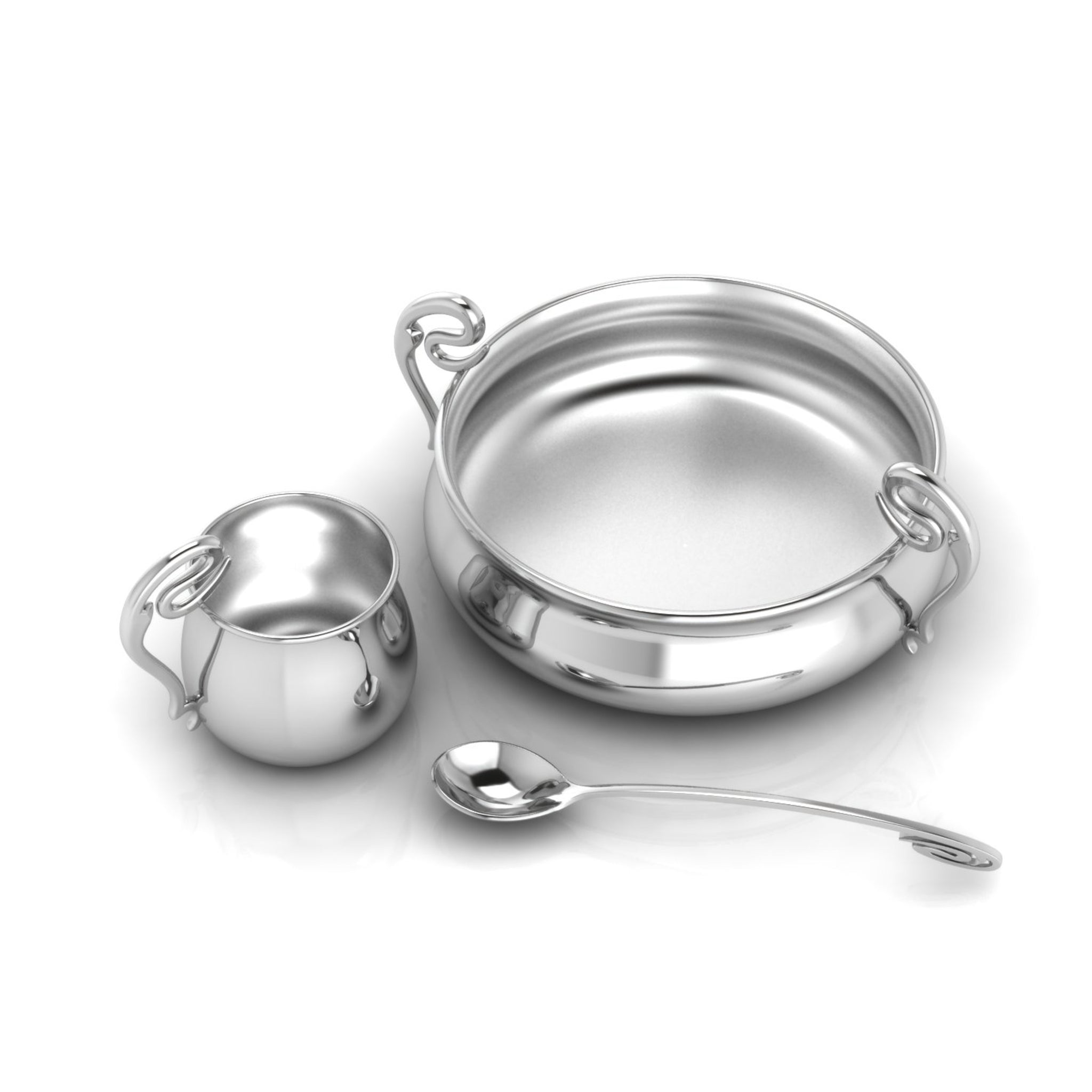 Curved Feeding Set-Engraveable