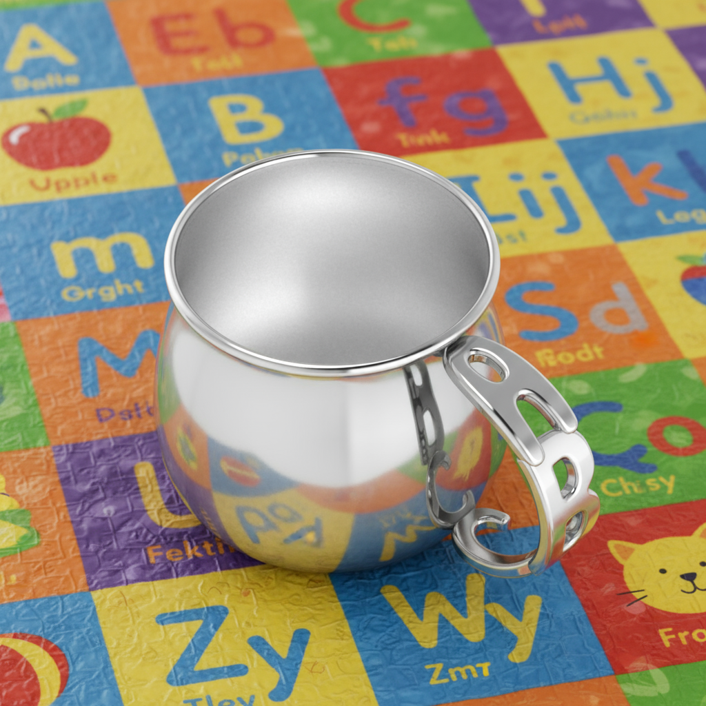 Bulge Cup with ABC handle-Engraveable