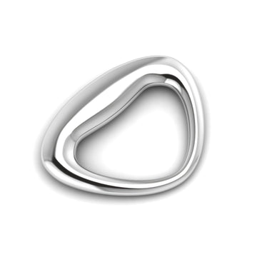 Triangular Ring Rattle-Engraveable