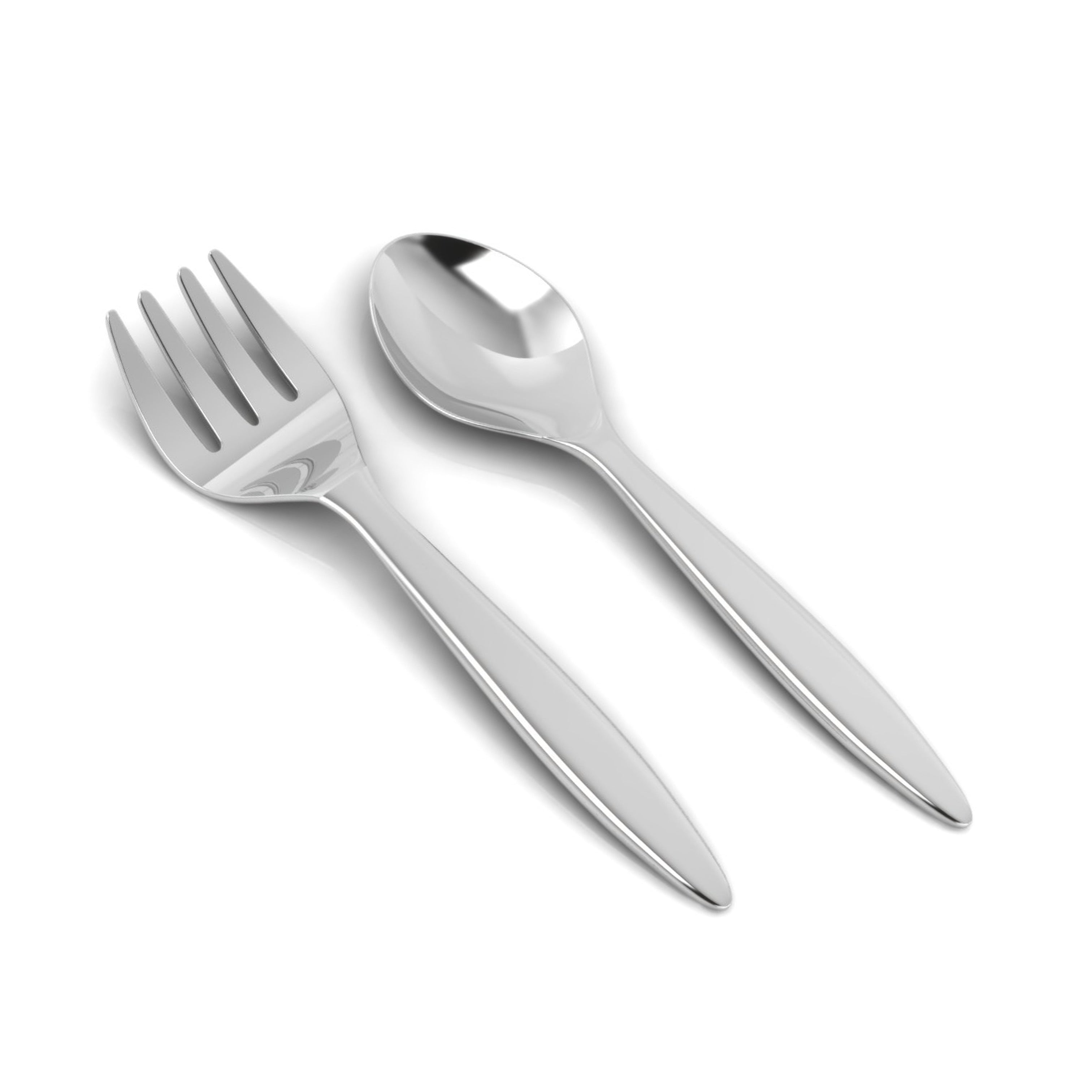 Classic Plain Spoon & Fork- Engraveable