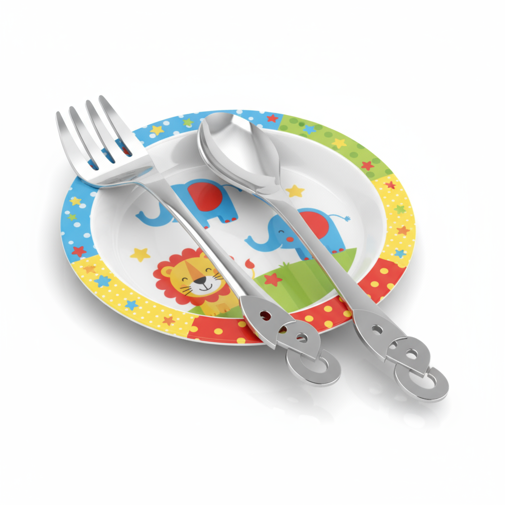 ABC Spoon & Fork Set- Engraveable