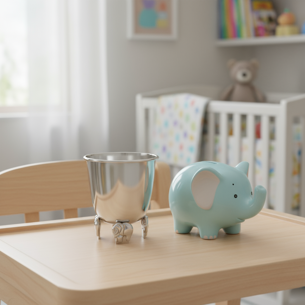 Wine Cup with Elephant-Engraveable