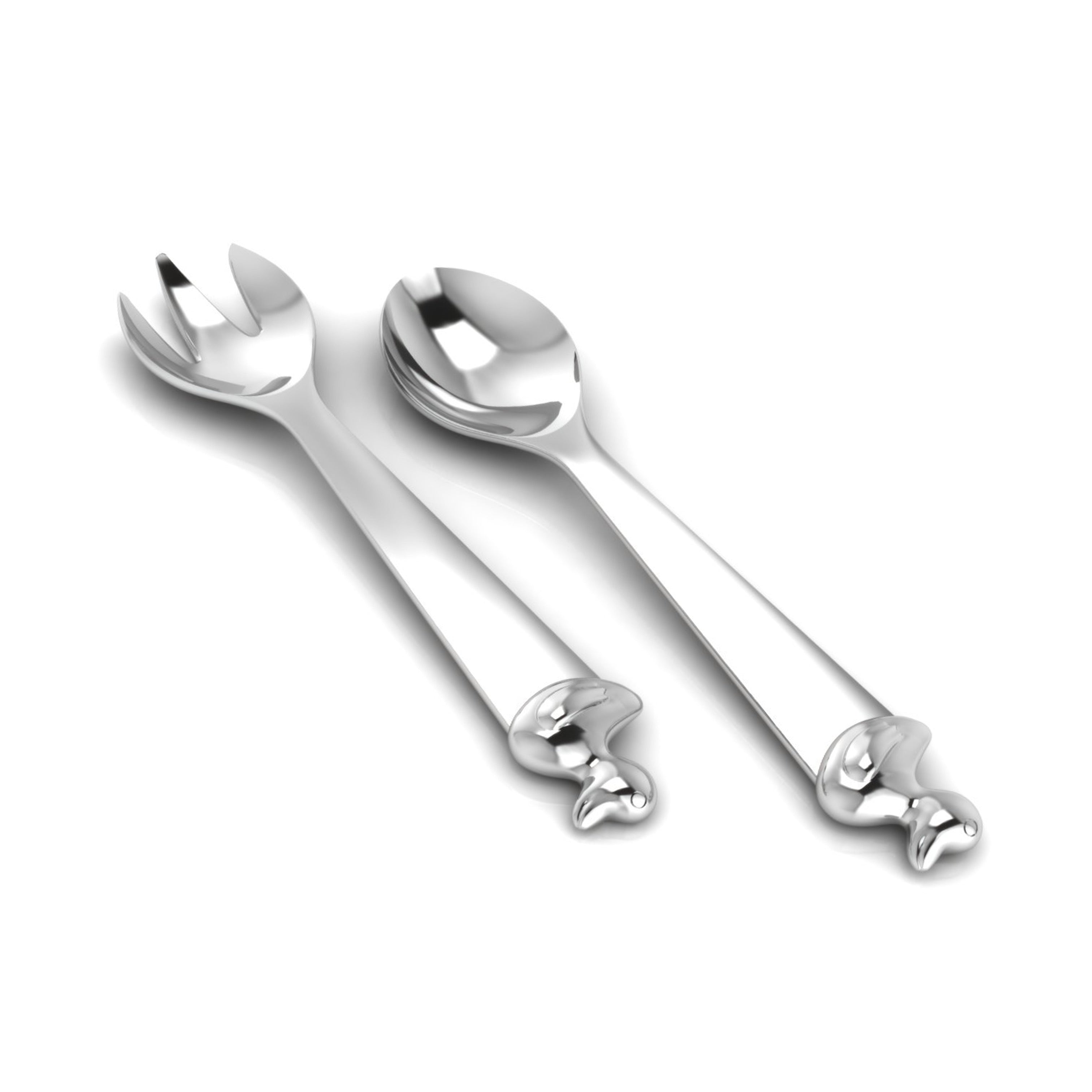 Duck Spoon & Fork Set-Engraveable