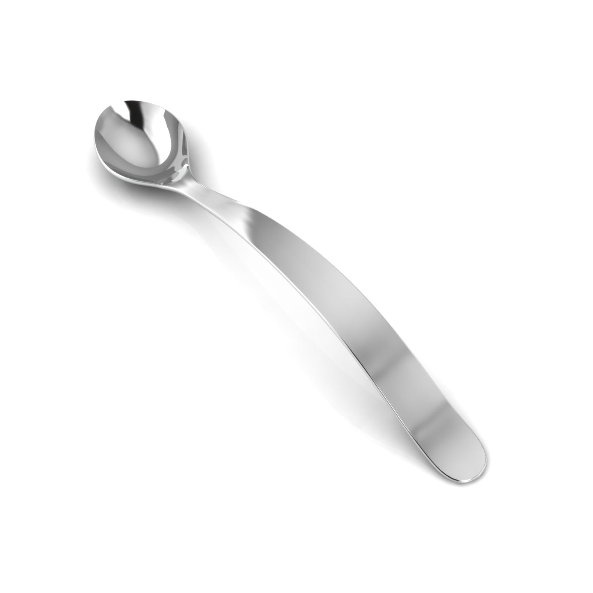 Plain Curved Feeding Spoon- Engraveable