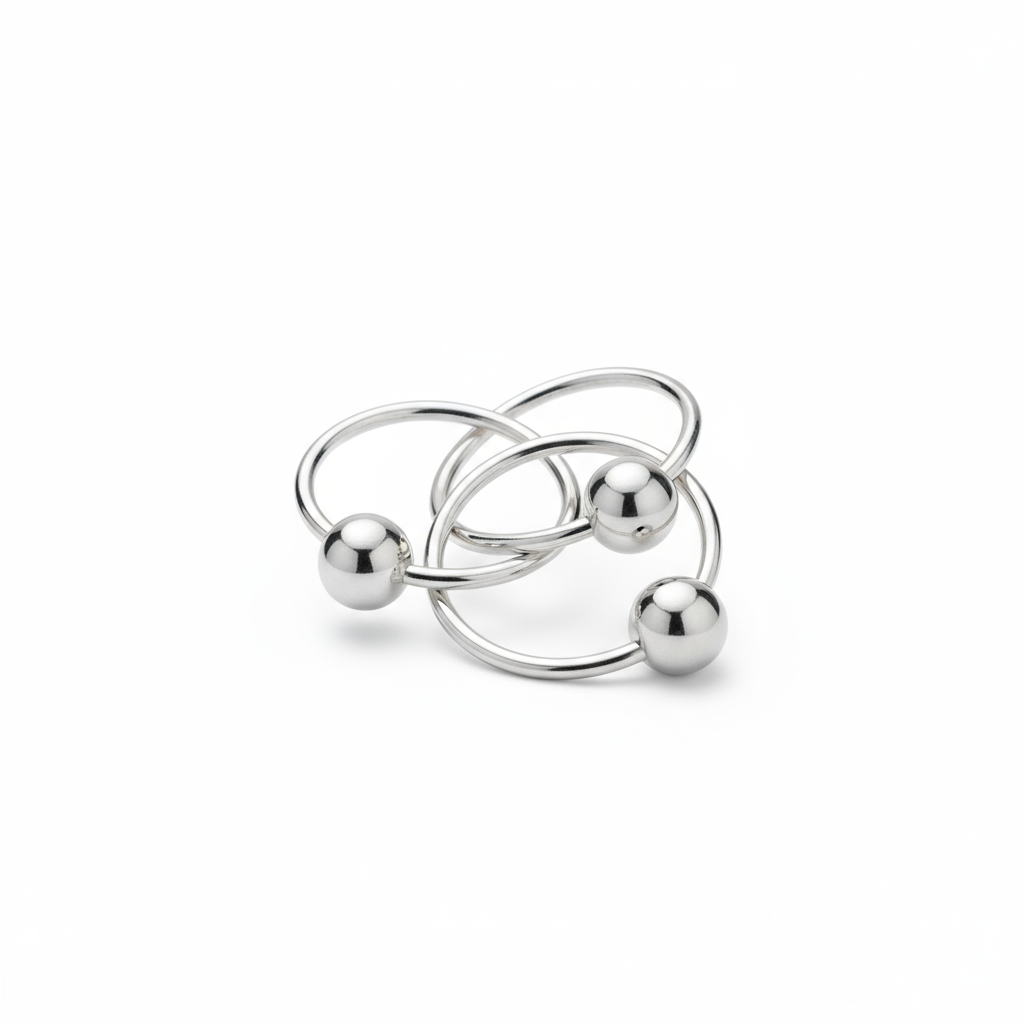 Three Ball Ring/Teether Raattle