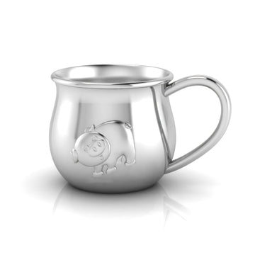 Piggy Embossed Bulge Cup-Engraveable