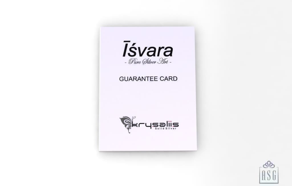 Pure Silver God Photo Frame of Shiv Parivaar by Isvara