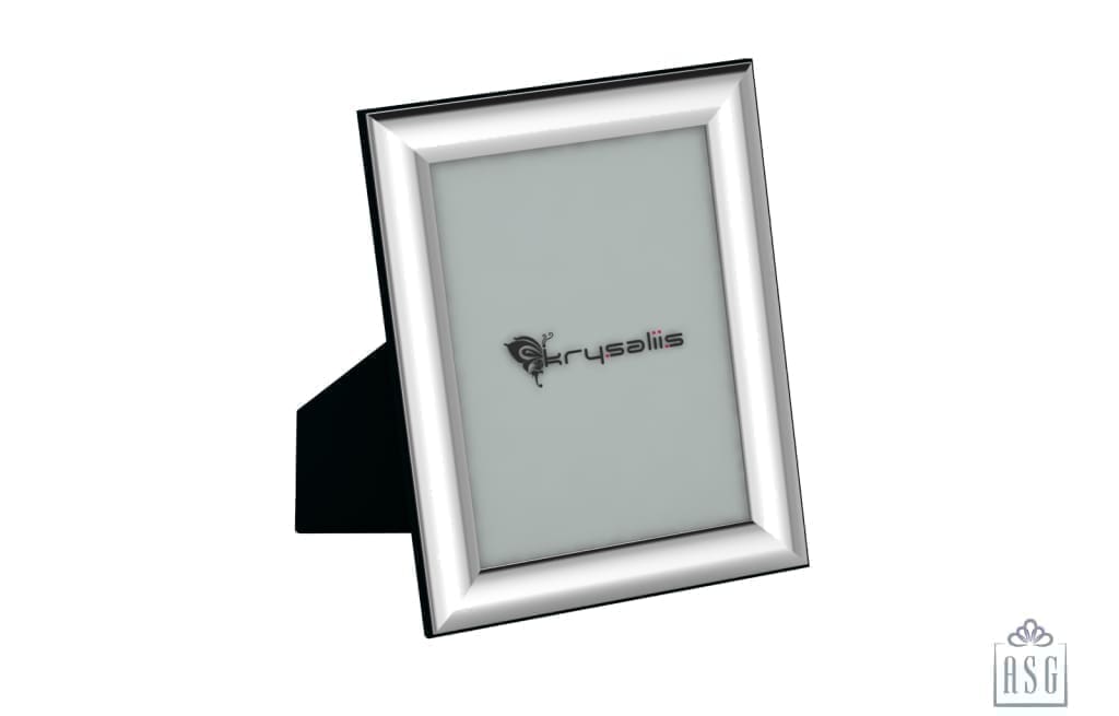 Silver Plated Classic Rectangle Curved Photo Frame