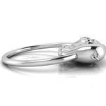 Silver Plated Piggy Ring Baby Rattle